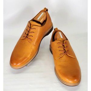 Amberjack Men's Honey Tan Leather The Original Dress Shoes Size 13 1402